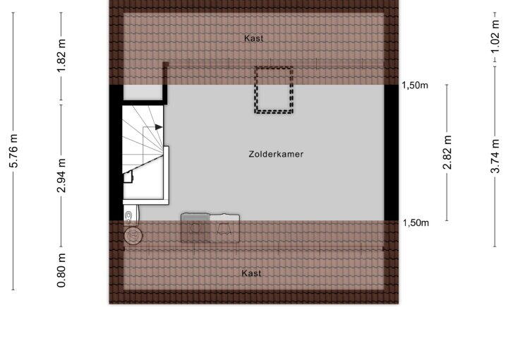 Plattegrond – Pauwoog 100, Zeewolde