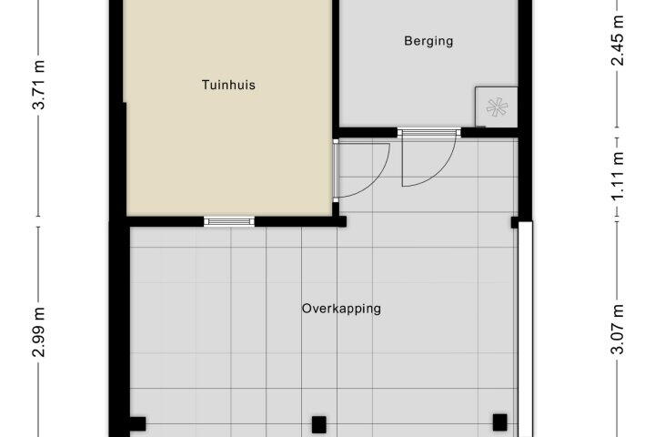 Plattegrond – Pauwoog 100, Zeewolde