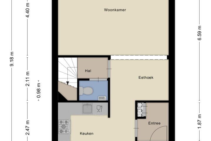 Plattegrond – Pauwoog 19, Zeewolde
