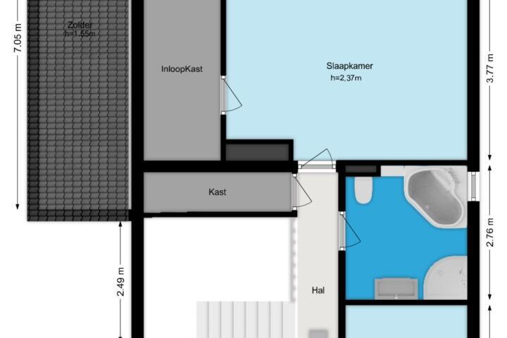 Plattegrond – Pauwtjesmolen 4, Hardinxveld-Giessendam