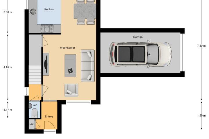 Plattegrond – Peereboom 18, Melick