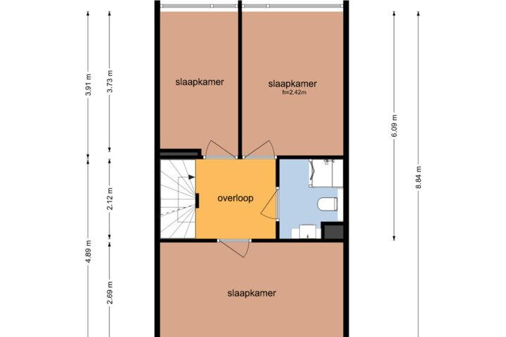 Plattegrond – Penningkruid 39, Kampen