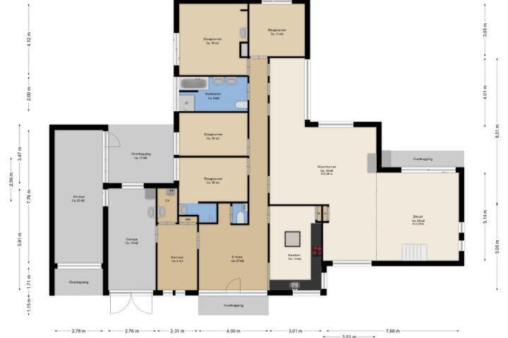 Plattegrond – Pericleslaan 6, Assen