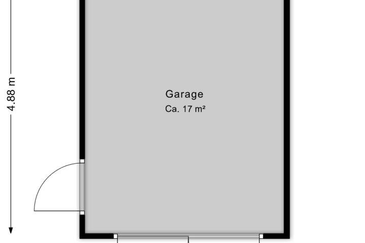 Plattegrond – Pesserstraat 34, Hoogeveen