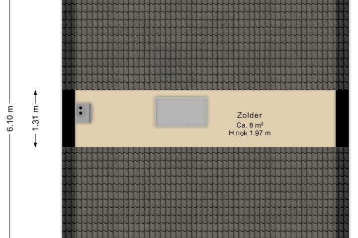Plattegrond – Pesserstraat 34, Hoogeveen