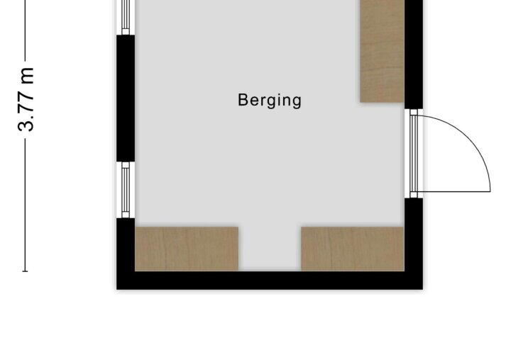 Plattegrond – Peter van Anrooystraat 31, Leiden
