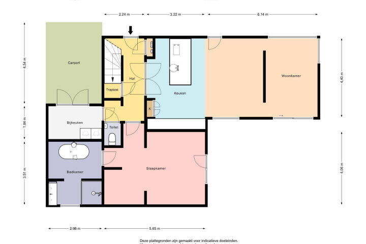 Plattegrond – Petgat 6, Heerenveen