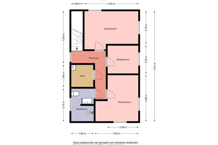 Plattegrond – Petgat 6, Heerenveen