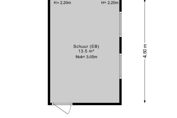 Plattegrond – Peyserhof 23, Emmen