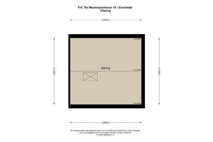 Plattegrond – P.H. ter Meulenplantsoen 16, Enschede