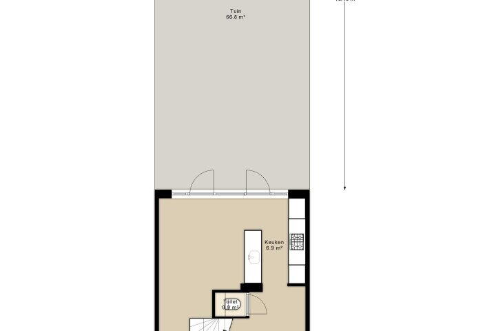 Plattegrond – Piet de Winterlaan 50, Amstelveen