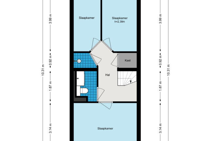 Plattegrond – Pieter Calandlaan 409, Amsterdam