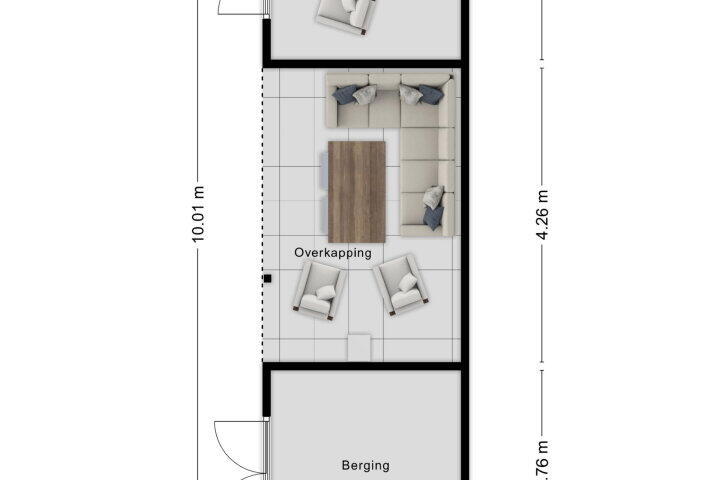 Plattegrond – Pieter Corneliszoon Hooftlaan 20, Roosendaal