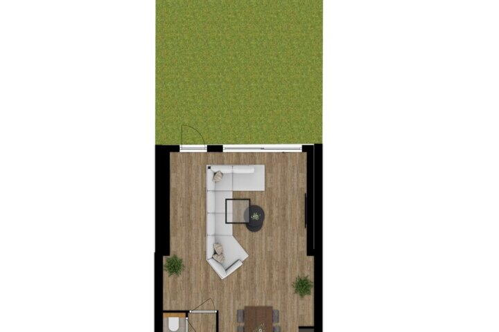 Plattegrond – Pieter de Hooghstraat 42, Hardinxveld-Giessendam