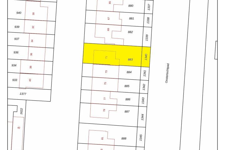 Plattegrond – Pieter de Hooghstraat 71, Heerhugowaard