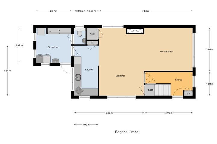 Plattegrond – Pieter Janszoon Jongstraat 72, Lutjebroek