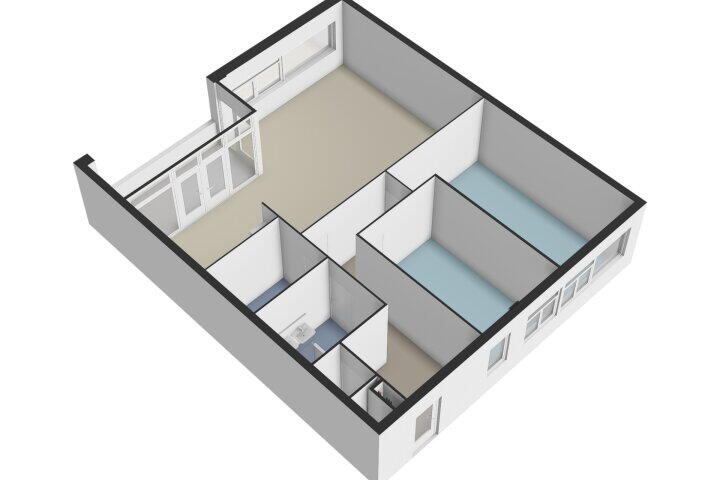 Plattegrond – Pieter Lastmanweg 5 B, Amstelveen