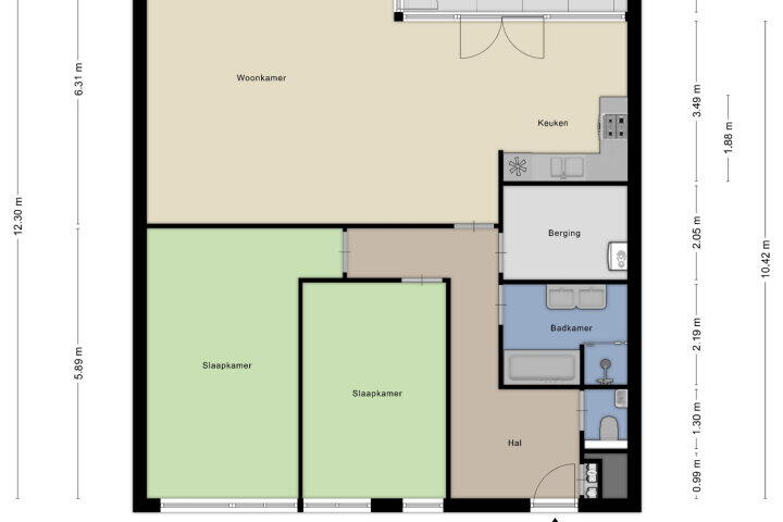 Plattegrond – Pieter Lastmanweg 5 C, Amstelveen