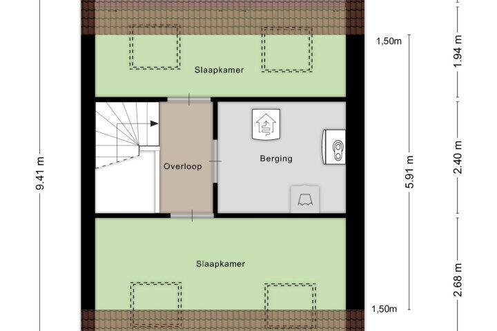 Plattegrond – Pieter Poststraat 26, Maastricht