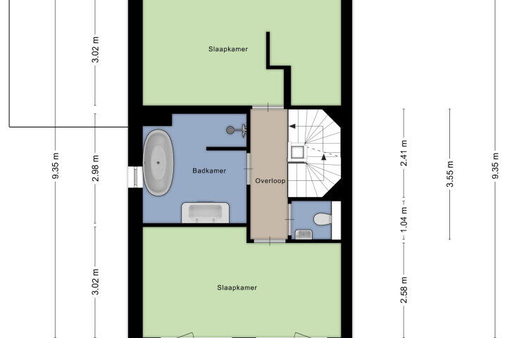Plattegrond – Pieter Poststraat 28, Maastricht