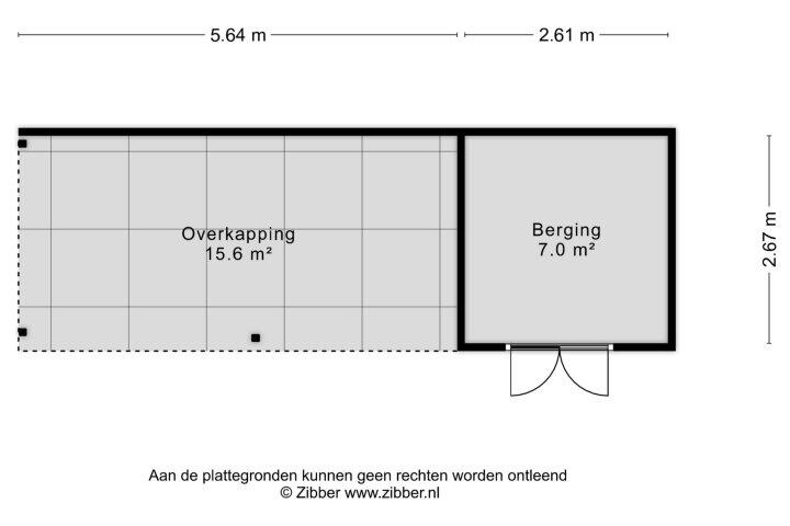Plattegrond – Pieter Zeemanstraat 25 A, Wijchen