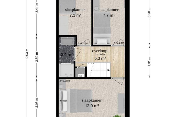 Plattegrond – Piet Heinlaan 88, Doorn