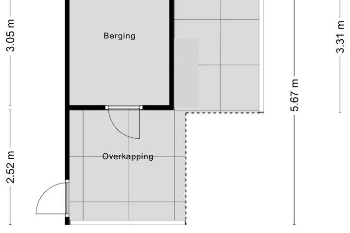 Plattegrond – Piet Heinstraat 22, Drunen