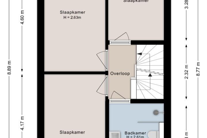 Plattegrond – Piet Heinstraat 6, Steenwijk