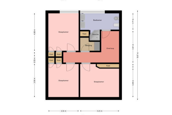 Plattegrond – Pius XII-plein 10 B, Hoensbroek