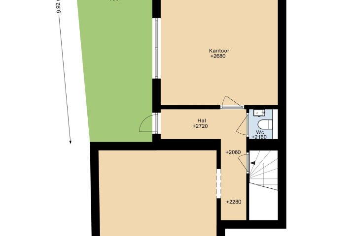 Plattegrond – Piusstraat 1, Kerkrade