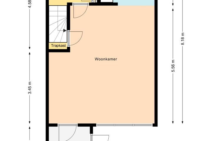 Plattegrond – Plaisierbosch 91, Wolvega