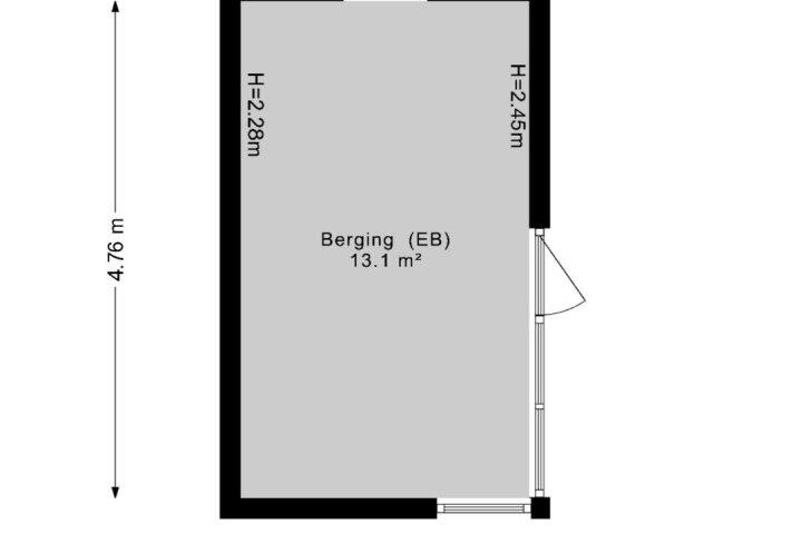 Plattegrond – Planetenlaan 119, Assen