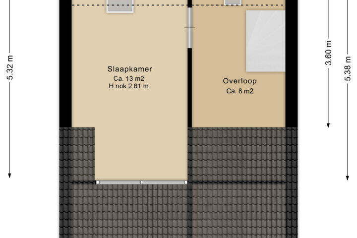 Plattegrond – Planetenlaan 62, Assen