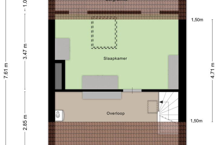 Plattegrond – Plantagebaan 35, Wouw