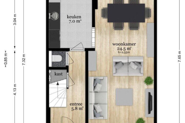 Plattegrond – Planterslaan 31, Leersum