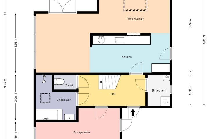 Plattegrond – Plasse 4, Oudehaske