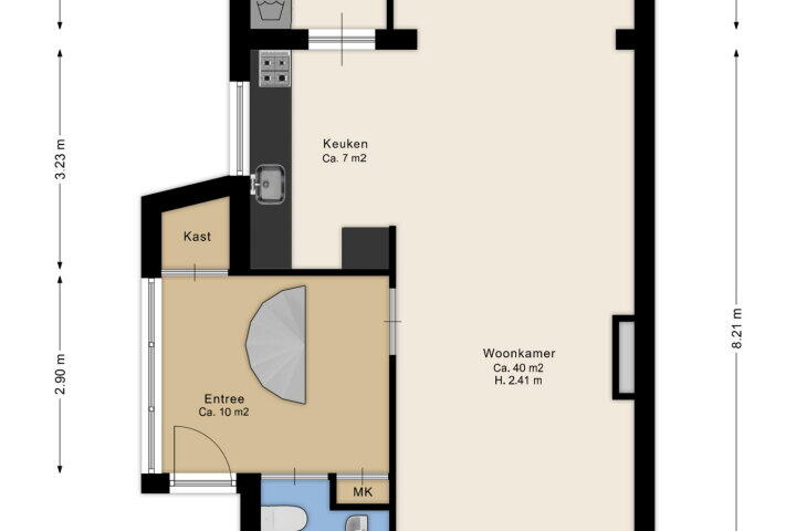 Plan – Plataanweg 22, Assen
