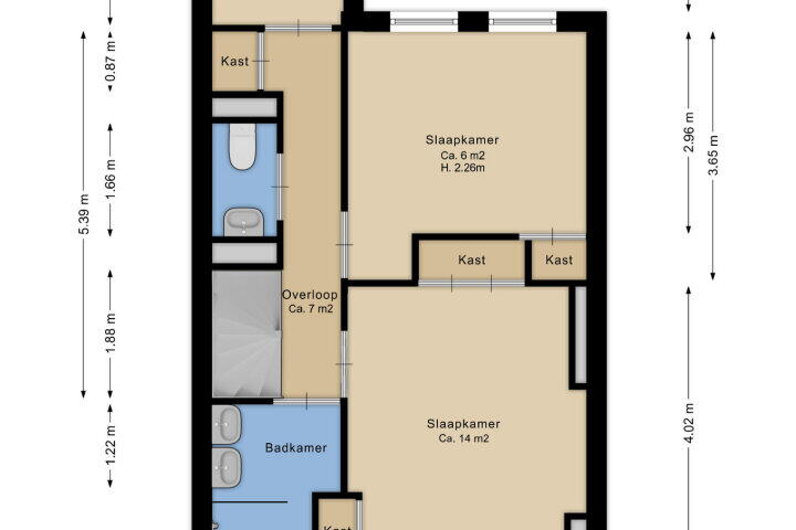 Plan – Plataanweg 22, Assen