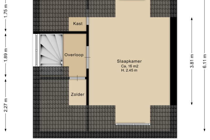 Plan – Plataanweg 22, Assen
