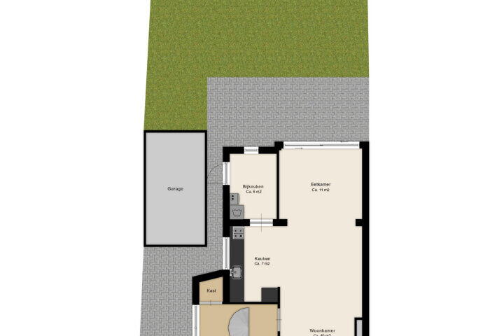 Plan – Plataanweg 22, Assen