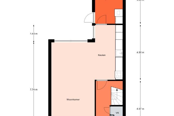 Plan – Plataanweg 24, Roden