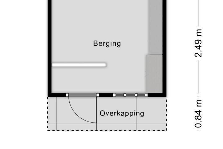 Plattegrond – Platinadijk 66, Roosendaal