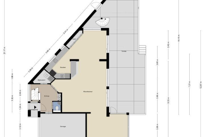 Plattegrond – Pluuthaven 8, Zeewolde