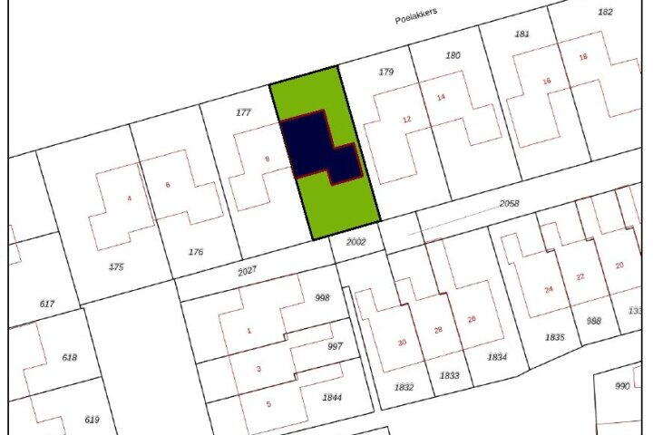 Plattegrond – Poelakkers 10, Peize