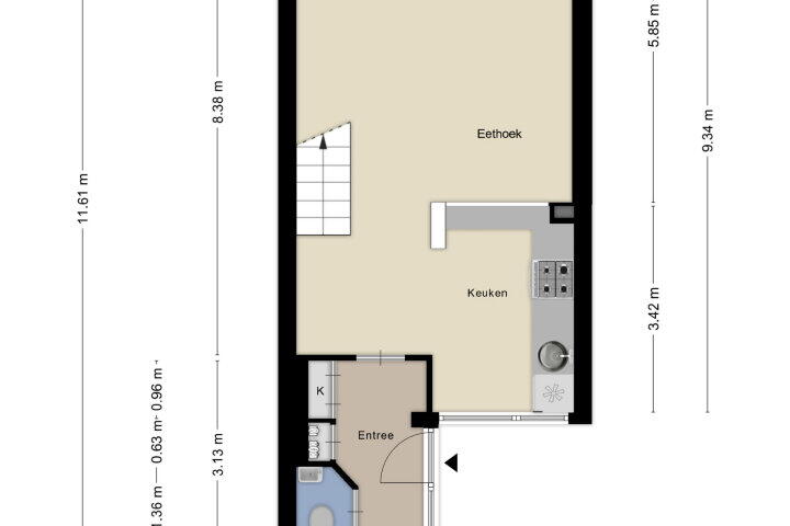 Plattegrond – Poelruit 6, Boskoop