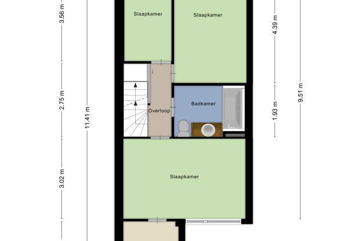 Plattegrond – Poelruit 6, Boskoop