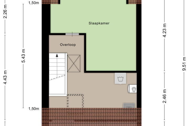 Plattegrond – Poelruit 6, Boskoop
