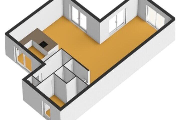Plattegrond – Polluxstraat 52, Almere