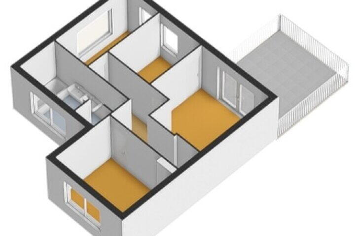 Plattegrond – Polluxstraat 52, Almere