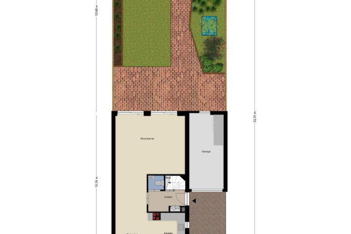 Plattegrond – Poolster 6, Zeewolde